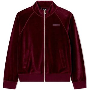 EA7voor vrouwen. 7W000438_AF15653 Donkerrood chenille sweatshirt (XXS), Casual, Granaatappel, Katoen