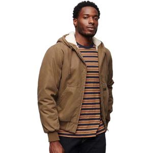 Superdry - M5011869A - Bomberjack - Bruin - Casual - Polyester