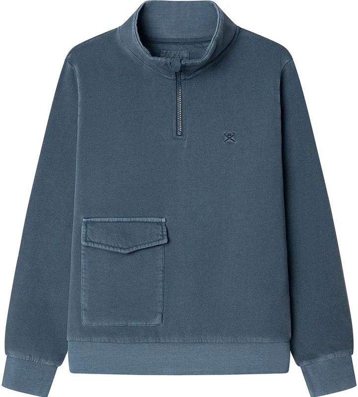 Hackett London - HK5800002 - Sweatshirt - Marineblauw - Katoen - Casual