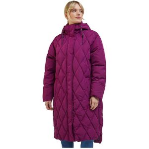 Lee Long Puffer Puffer Jacket Paars S Vrouw