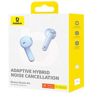 Baseus - Bowie M3 - Draadloze Oordopjes - zwart - Bluetooth - Ruisonderdrukking