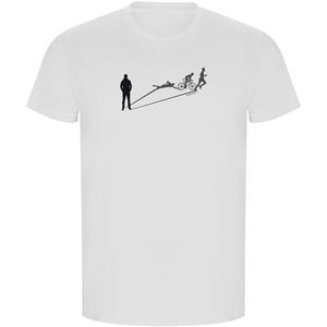 Kruskis Shadow Triathlon Eco Short Sleeve T-shirt Wit 3XL Man