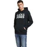 Jack & Jones Corp Logo 2 Pack Hoodie Zwart L Man