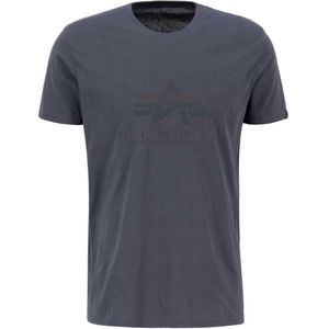 Alpha Industries Basic T Rainbow Short Sleeve T-shirt Grijs 2XL Man