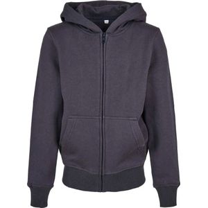 Build Your Brand - Organic Basic Sweatshirt - Katoen - Met Rits