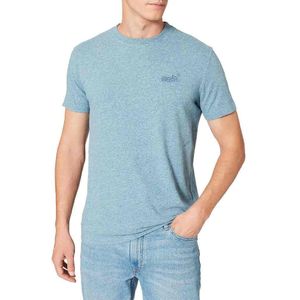 Superdry Vintage Logo Embroidered Short Sleeve T-shirt Blauw 2XL Man