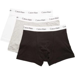 Calvin Klein Underwear Cotton Stretch Boxer 3 Units Wit,Zwart,Grijs XS Man
