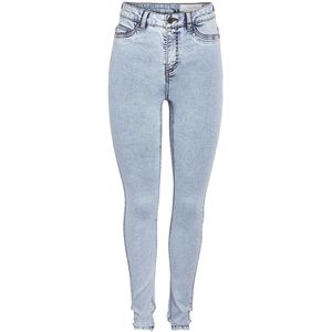 Noisy May Callie Skinny Fit Vi482lb High Waist Jeans Grijs 28 / 32 Vrouw