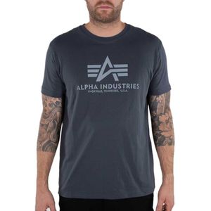 Alpha Industries Basic Reflective Print T-shirt Met Korte Mouwen