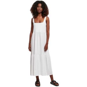 Urban Classics Valance Sleeveless Midi Dress Wit XL Vrouw