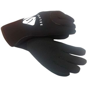 Seland Neoprene 3 Mm Gloves Zwart XL
