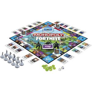 Hasbro Monopoly Fortnite Board Board Game Zilver