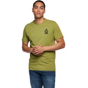 Black Diamond Boulder Short Sleeve T-shirt Groen M Man