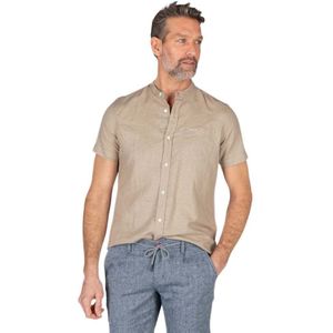 Nza New Zealand Okarito Short Sleeve Shirt Beige XL Man