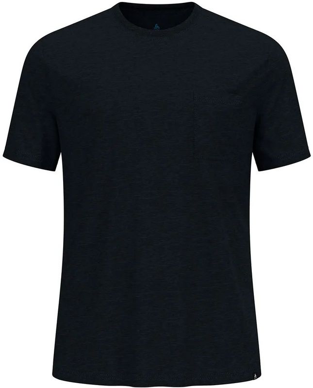 Odlo - Essentials Natural Jersey - T-shirt - Zwart - Korte Mouwen