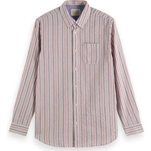 Scotch & Soda - Lightweight Dobby - Overhemd - Lange Mouwen