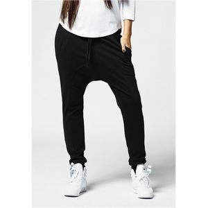 Urban Classics Light Fleece Arouel Pants Zwart M Vrouw