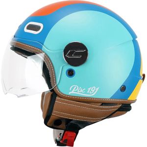 Cgm - 191g - Open Helm - Lichtgewicht - Demi-jet - Vintage Stijl