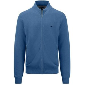 Fynch Hatton 1413223 Full Zip Sweater Blauw M Man