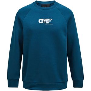 Peak Performance - FWT Logo Crew - Sweatshirt - Groen - Katoenmix