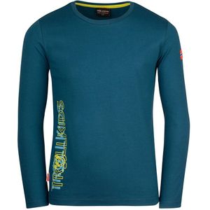 Trollkids Stavanger Long Sleeve T-shirt Blauw 176 cm