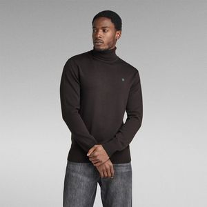 G-star Premium Core Turtle Neck Sweater Zwart XS Man