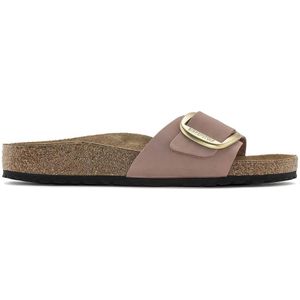 Birkenstock Madrid Big Buckle Nubuck Leather Sandalen