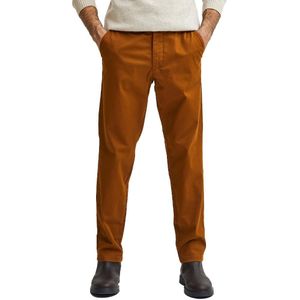 Selected Slim Miles Flex Chino Pants Oranje 28 / 32 Man