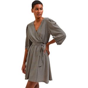 Selected Iana B 3/4 Sleeve Short Dress Roze XL Vrouw