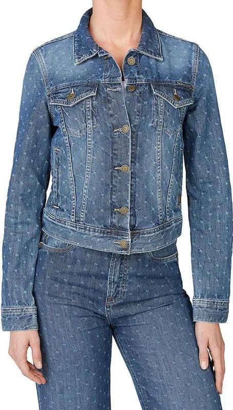 Pepe Jeans - Slim Fit Denim Jas - Dames - Tijdloos Design
