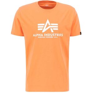 Alpha Industries Basic Short Sleeve T-shirt Oranje 3XL Man