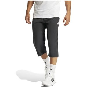 Adidas - Train Essentials Woven - Driekwartbroek - Zwart - Lichtgewicht - Gerecycled Materiaal