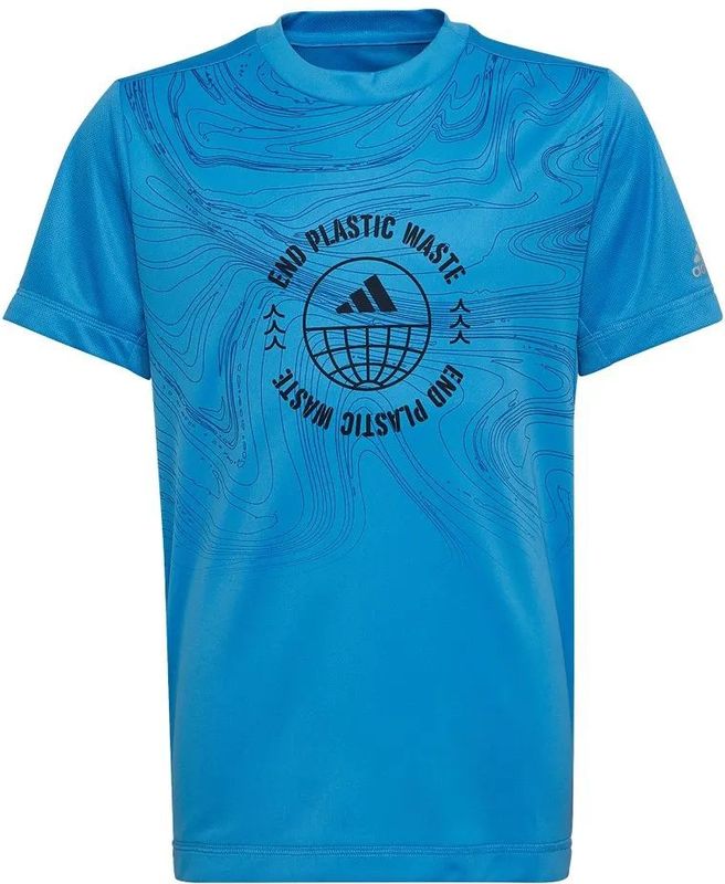 Adidas - U Rfto - T-shirt - Blauw - Korte Mouwen - Junioren