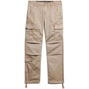Superdry - Low Rise Straight Cargo Cargobroek - Groen - Katoen - Rechte Pasvorm