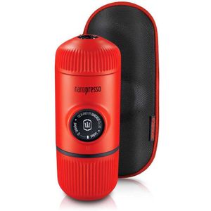 Wacaco Nanopresso Red Coffee Machine + Case - Portable Espresso