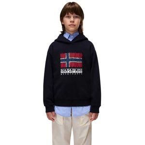 Napapijri - Adige Hoodie - Katoen/Polyester - Voor Jongeren 4-16 Jaar