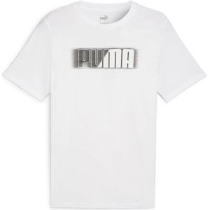 Puma Graphics Wording T-shirt Met Korte Mouwen