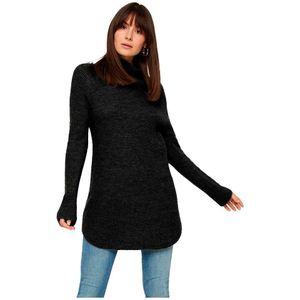 Pieces Ellen Long Roll Neck Sweater Zwart S Vrouw