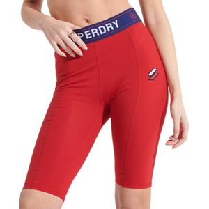 Superdry Sportstyle Essential Cycling Shorts Rood XS Vrouw