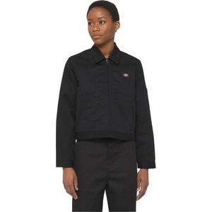 Dickies Lined Eisenhower Cropped Recycled Jacket Zwart S Vrouw