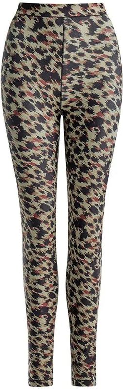 Protest - PRTVikom - Thermobroek - Panterprint - Slim Fit - Bamboobeige