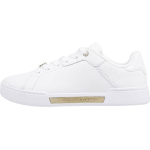 Tommy Hilfiger Court Golden Trainers Wit EU 37 Vrouw
