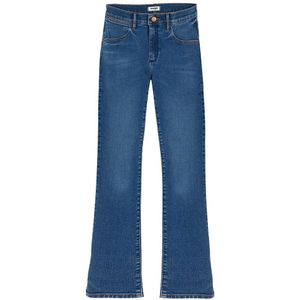 Wrangler Bootcut Jeans Blauw 40 / 32 Vrouw