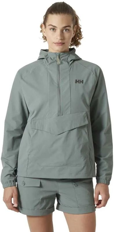 Helly Hansen - Vista Hike - Dames Regenjas - Groen - Waterdicht - UPF 50 Bescherming
