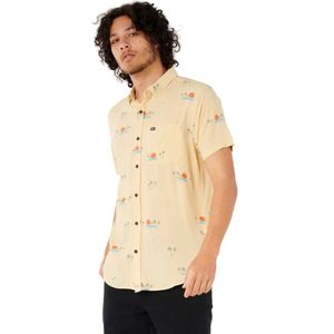 Rip Curl Aots-cody Welsh Overhemd Met Korte Mouwen