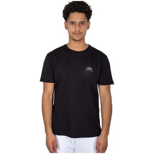 Alpha Industries Backprint Reflective Print T-shirt Met Korte Mouwen