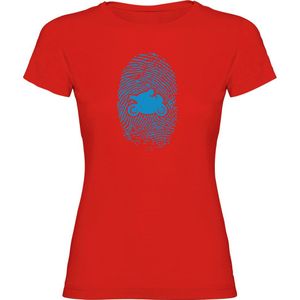 Kruskis Motorbiker Fingerprint T-shirt Met Korte Mouwen