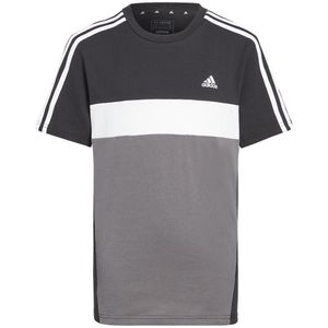 Adidas 3 Stripes Tib Short Sleeve T-shirt Grijs 13-14 Years
