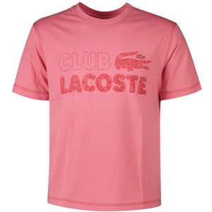 Lacoste Th5440 Short Sleeve T-shirt Roze M Man