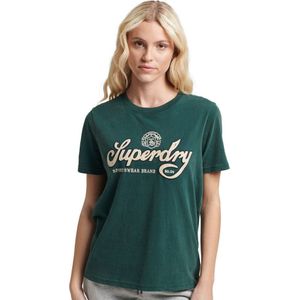Superdry Vintage Pride & Craft T-shirt Groen XS Vrouw